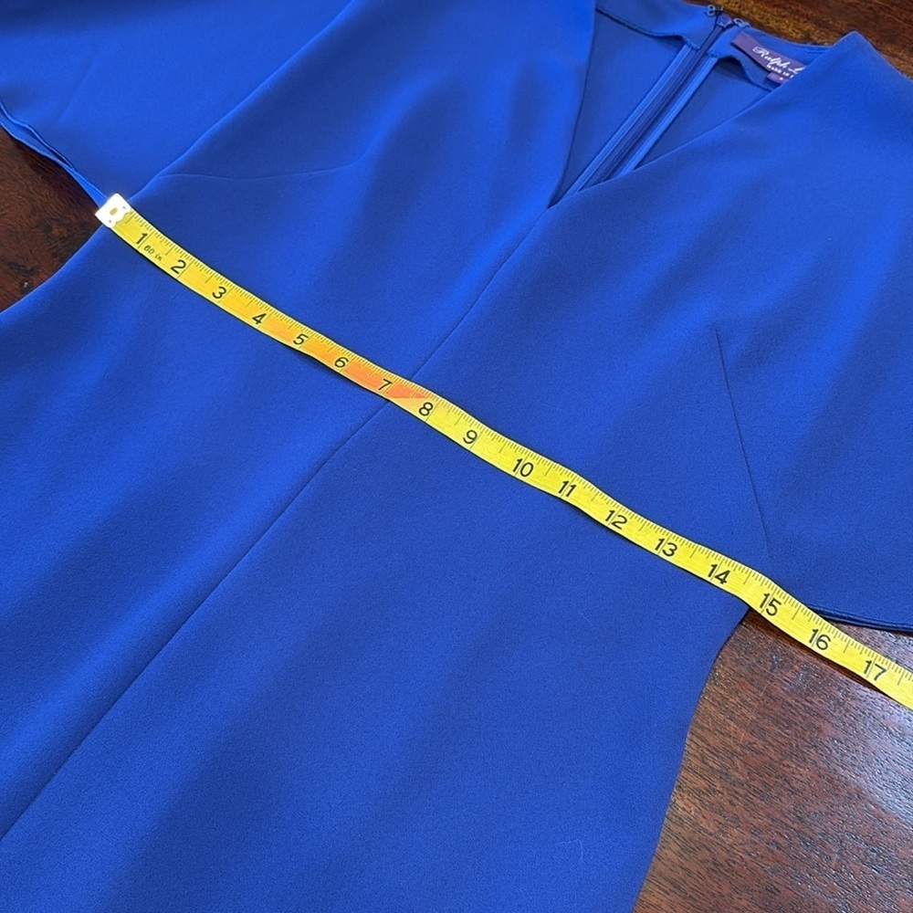 Ralph Lauren Purple Label Royal Blue Dress Spring 2018 Collection 6 EUC - Picture 12 of 13